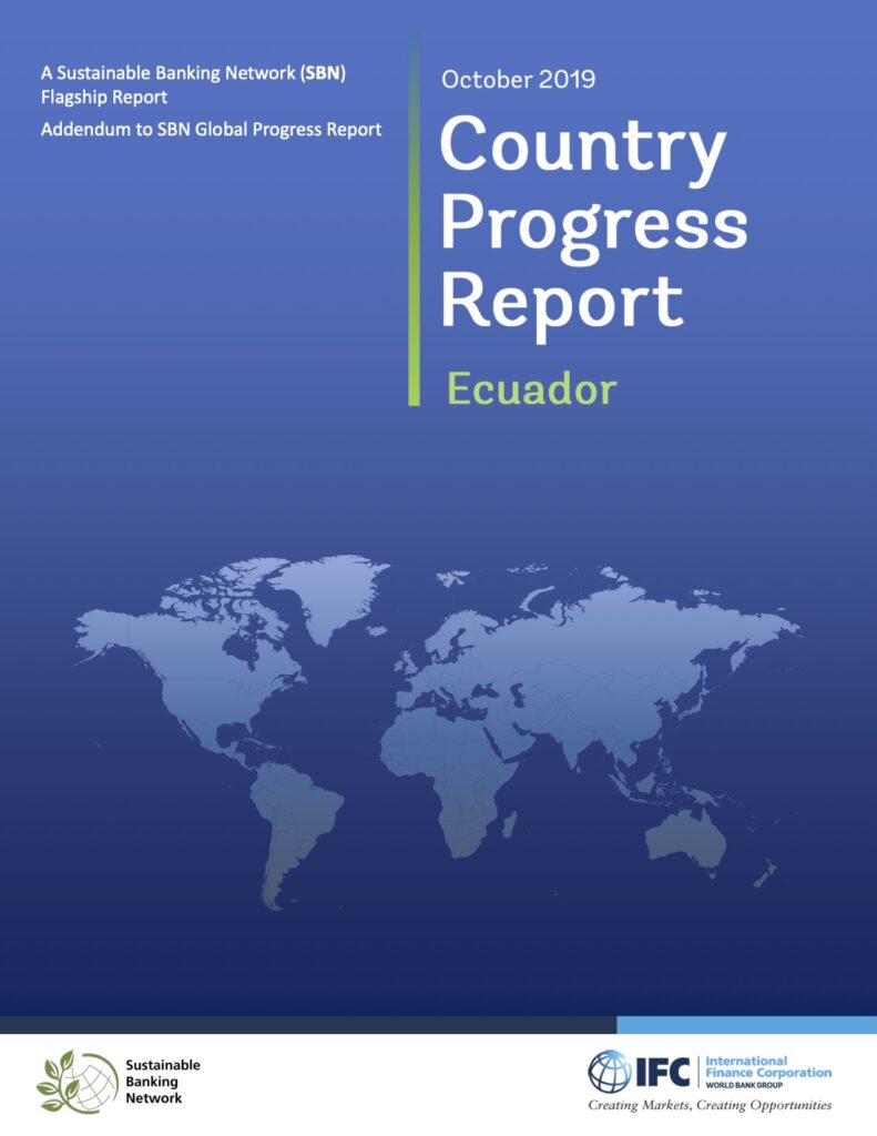 2019 SBFN Country Progess Report - Ecuador
